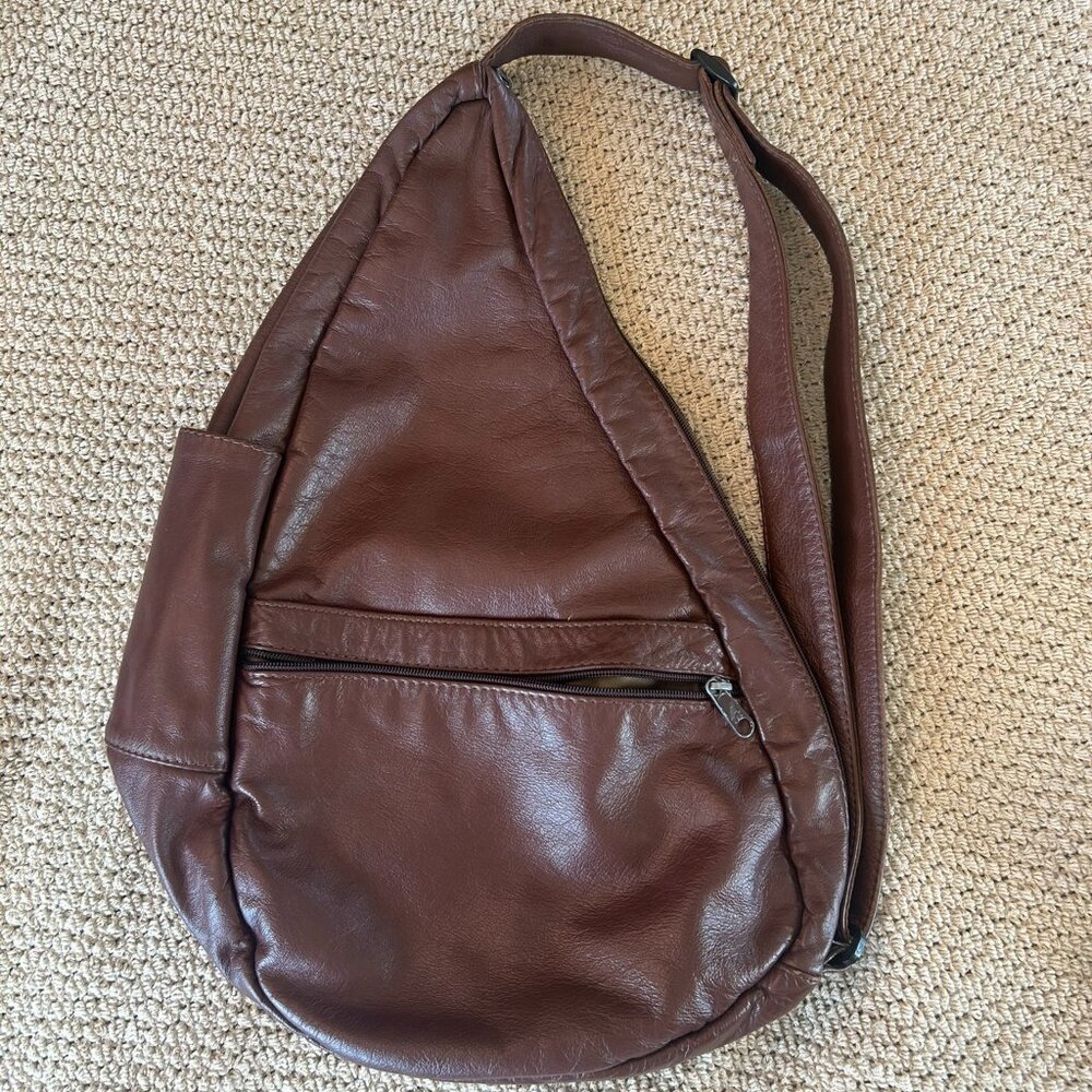 AmeriBag USA bag Purse Crossbody Brown Leather